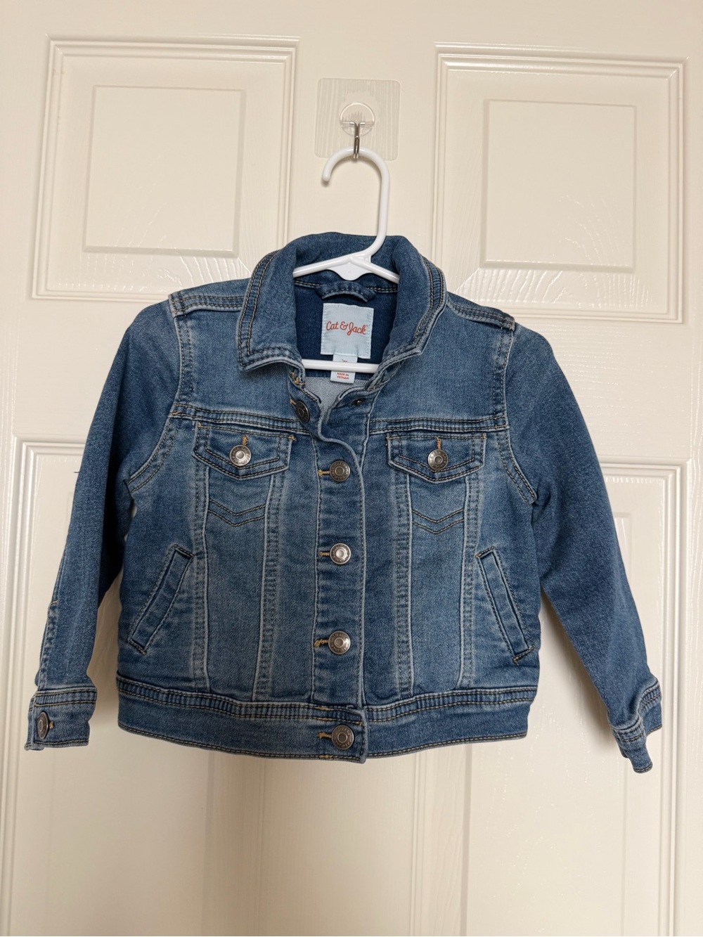 Cat & Jack Denim Jacket in Medium Blue Wash
